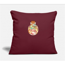 Unicorn Powder Burgundy Pillow